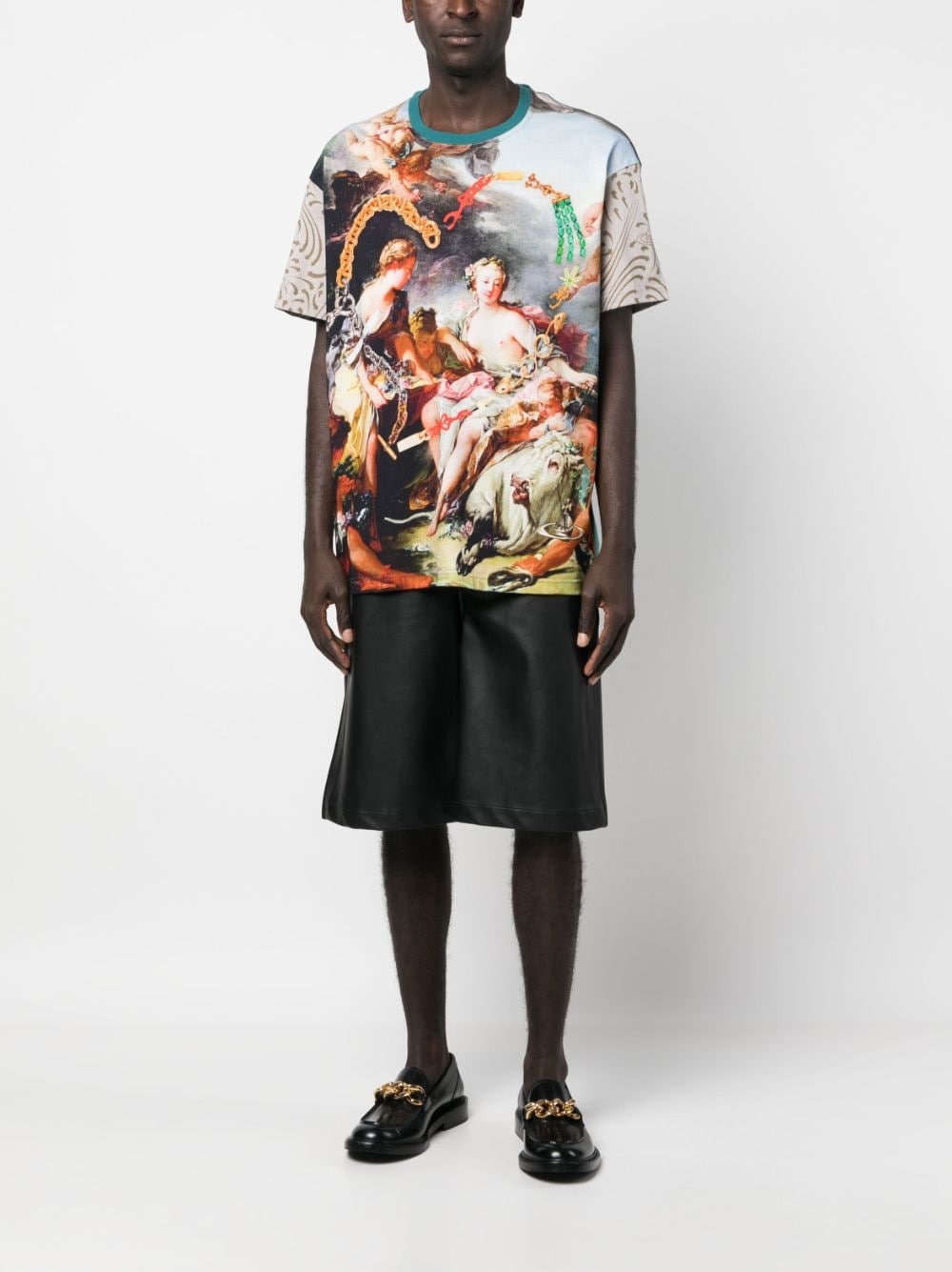 Boucher-print cotton T-shirt - 2