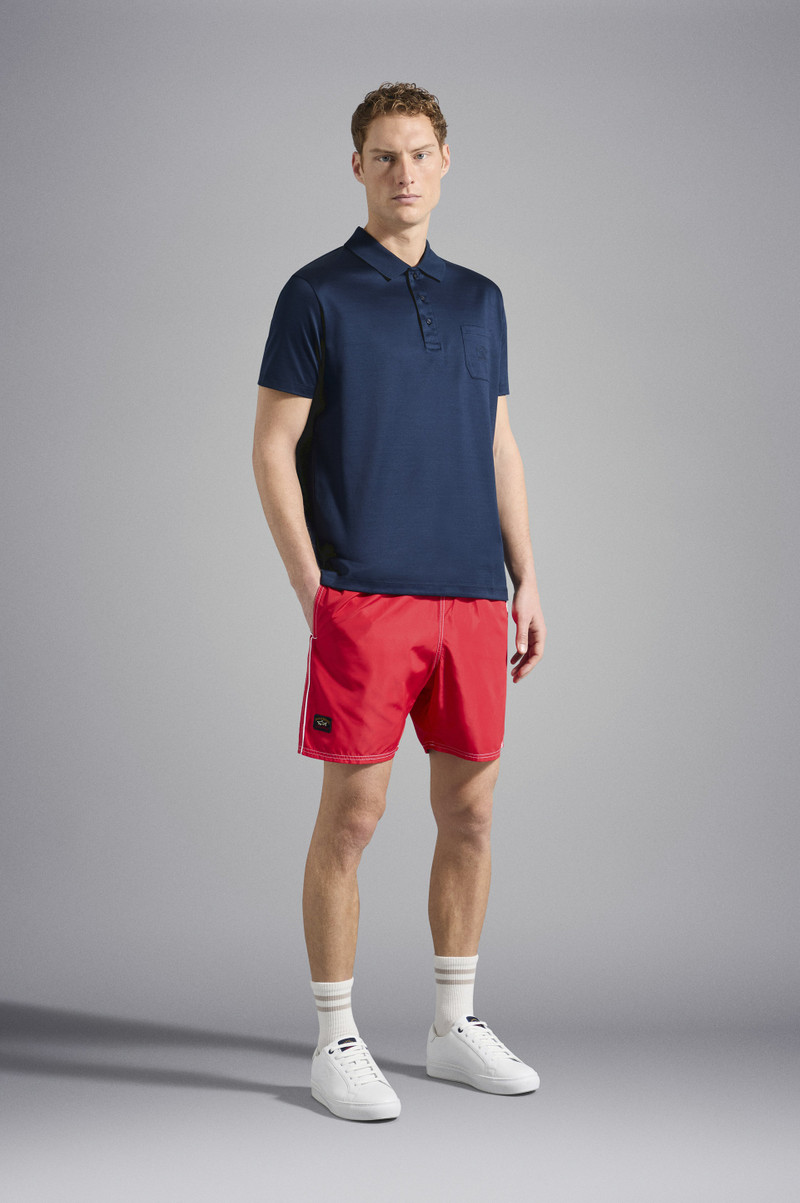 Paul & Shark COTTON JERSEY POLO SHIRT WITH EMBROIDERED LOGO outlook