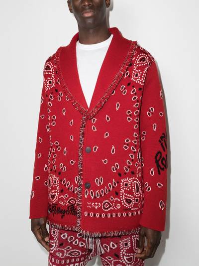 Alanui It's Only Rock'n'roll Icon cardigan outlook