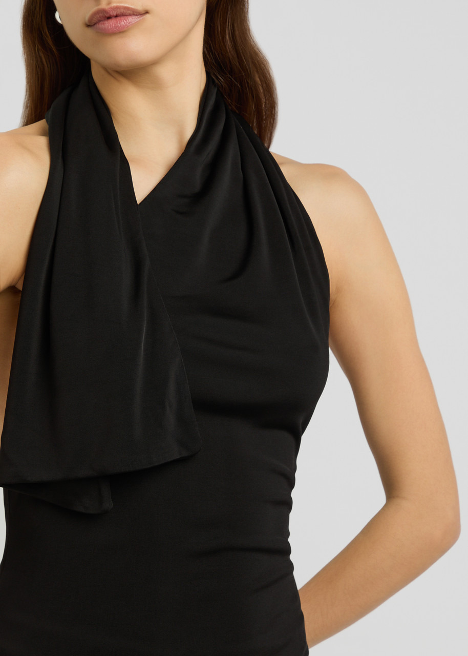 Khaite Loza Open-back Satin-jersey top - 5