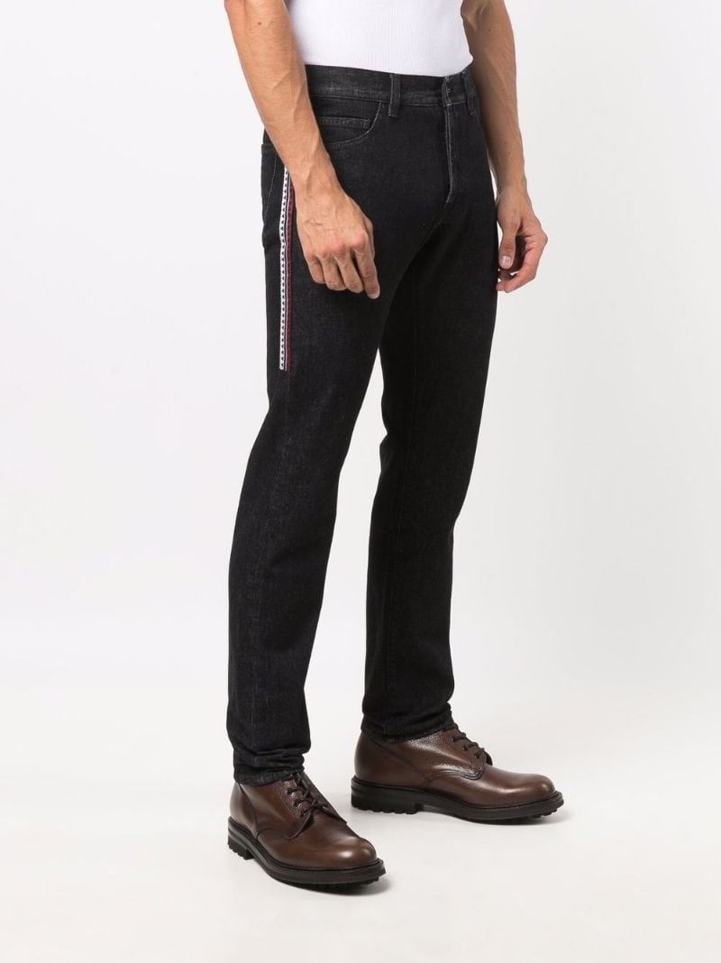 straight-leg cotton jeans - 3