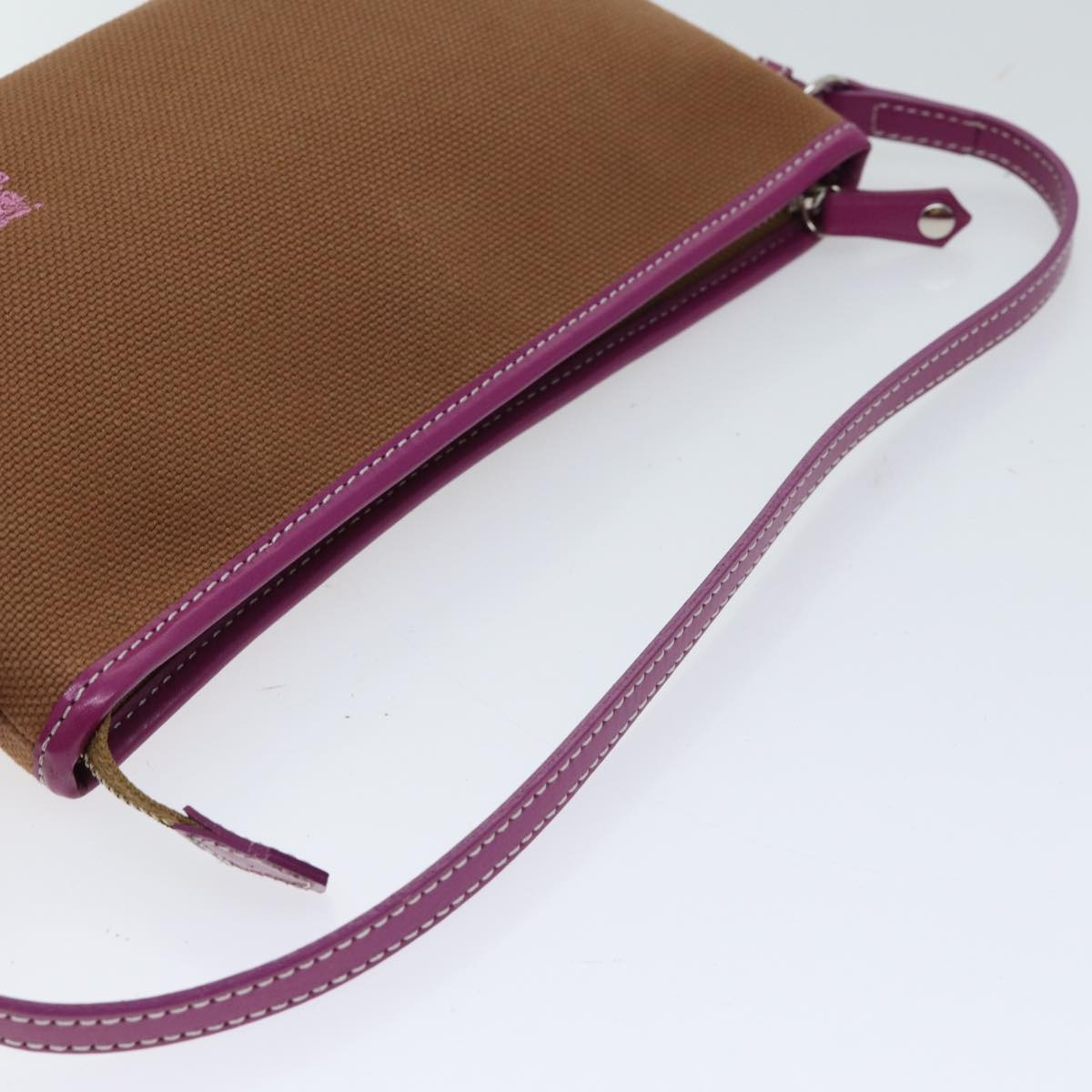 Burberry Blue Label Shoulder Bag Canvas Brown - 7