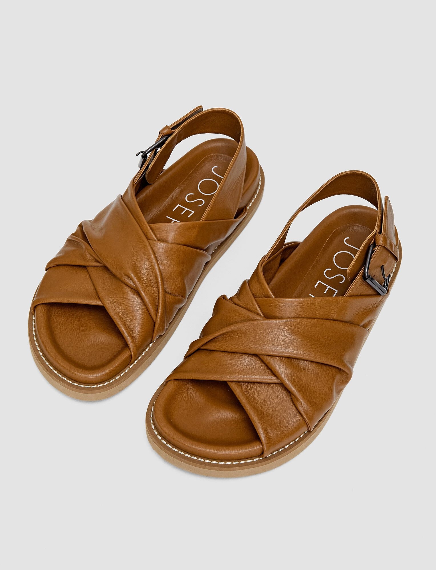 Leather Jazzy Strap Sandals - 3