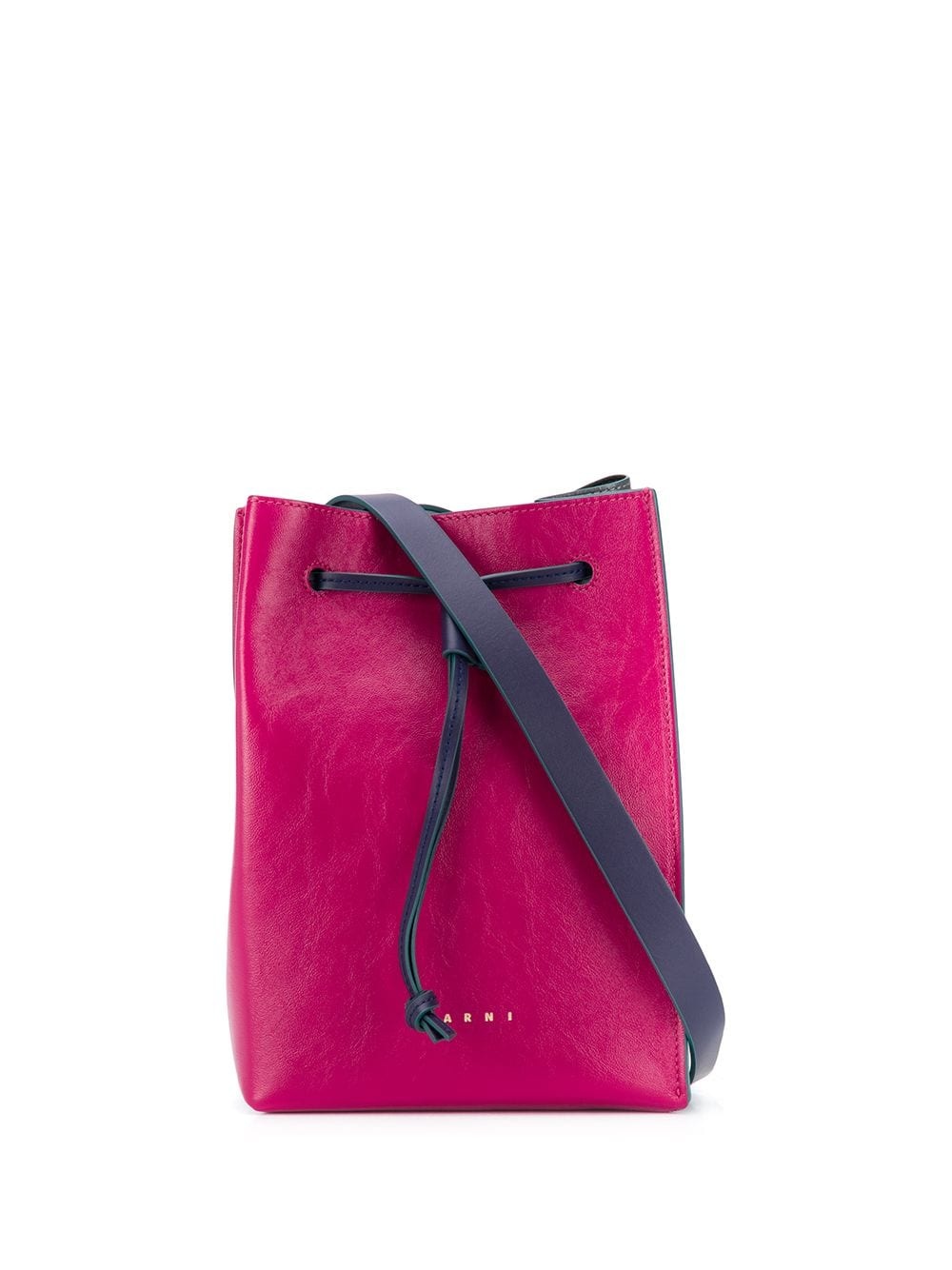 colour-block bucket bag - 1