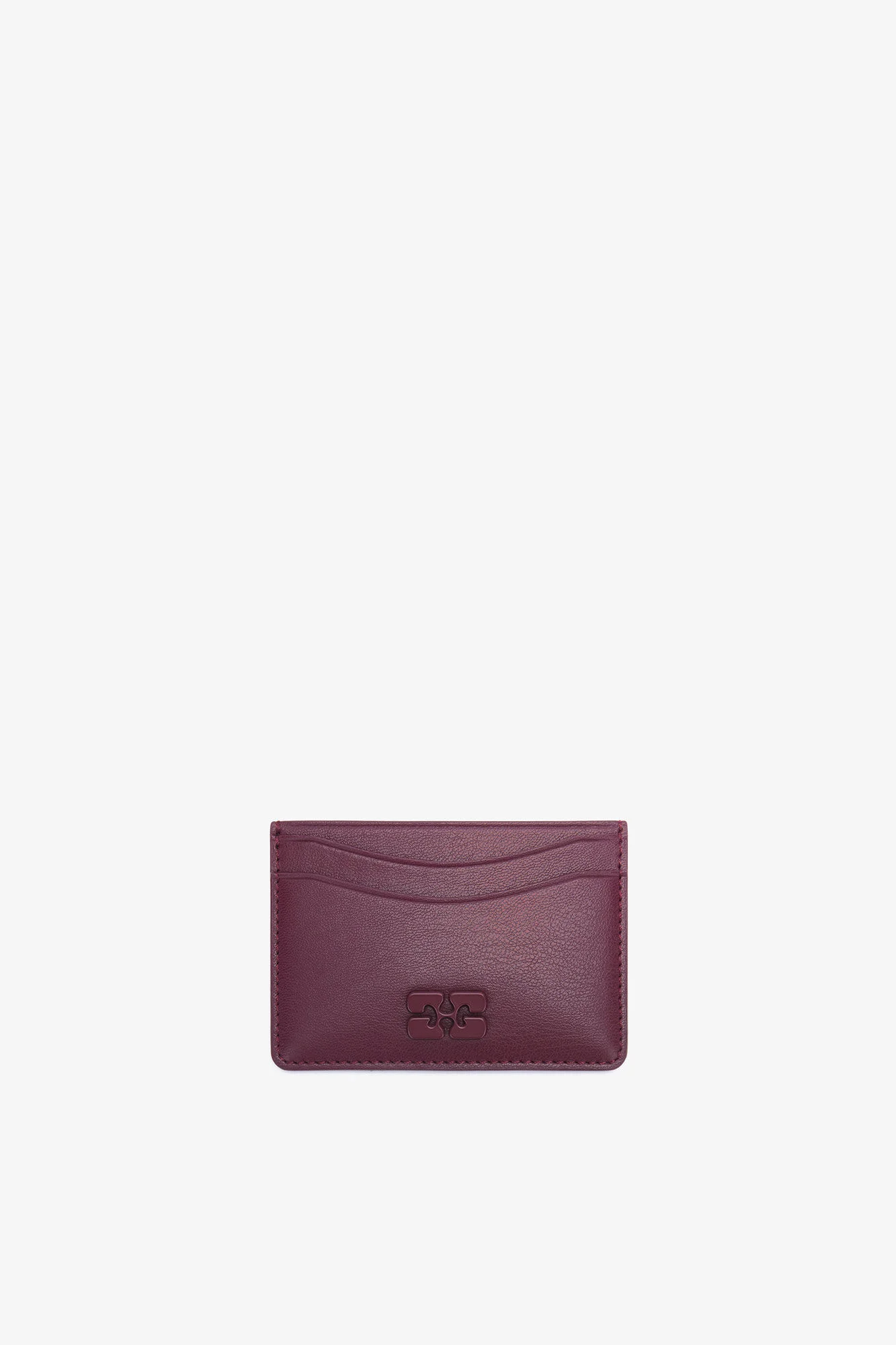 BOU CARD HOLDER IN BURGUNDY - 1