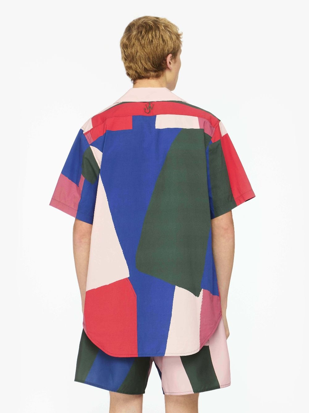 SHORT SLEEVE PRINTED SHIRT WITH ZIP - 3