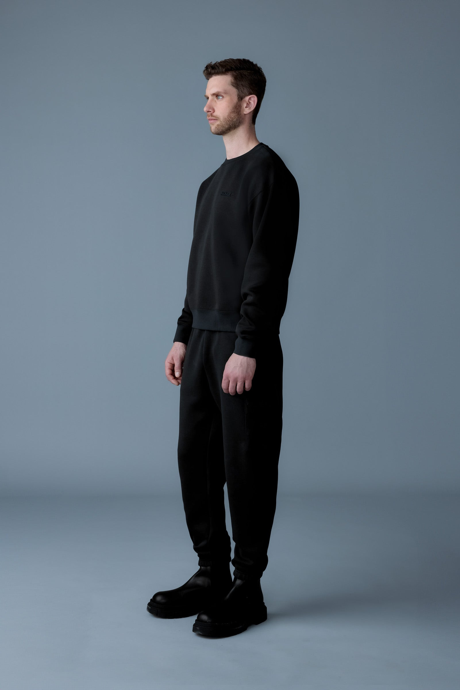 MARVIN-R Double face jersey cargo sweatpants - 3