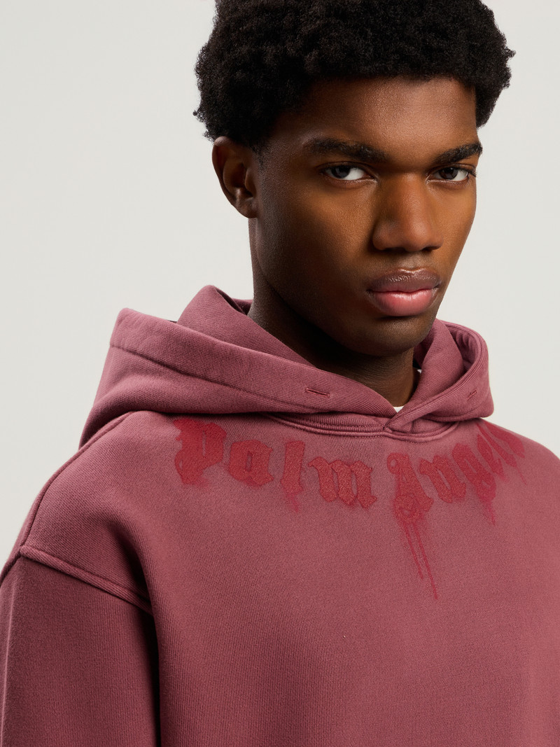 Neck Logo Regular Hoodie 6