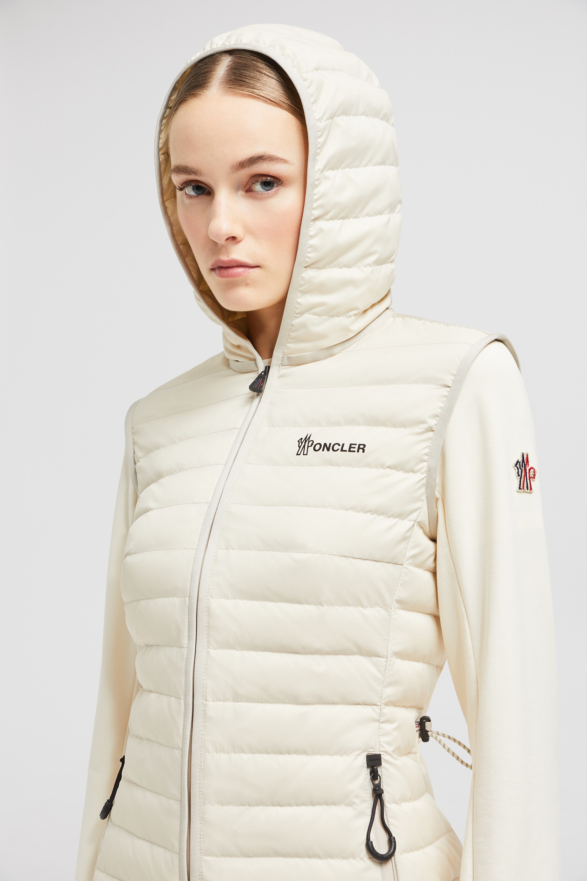 Padded Zip-Up Cotton Hoodie - 4