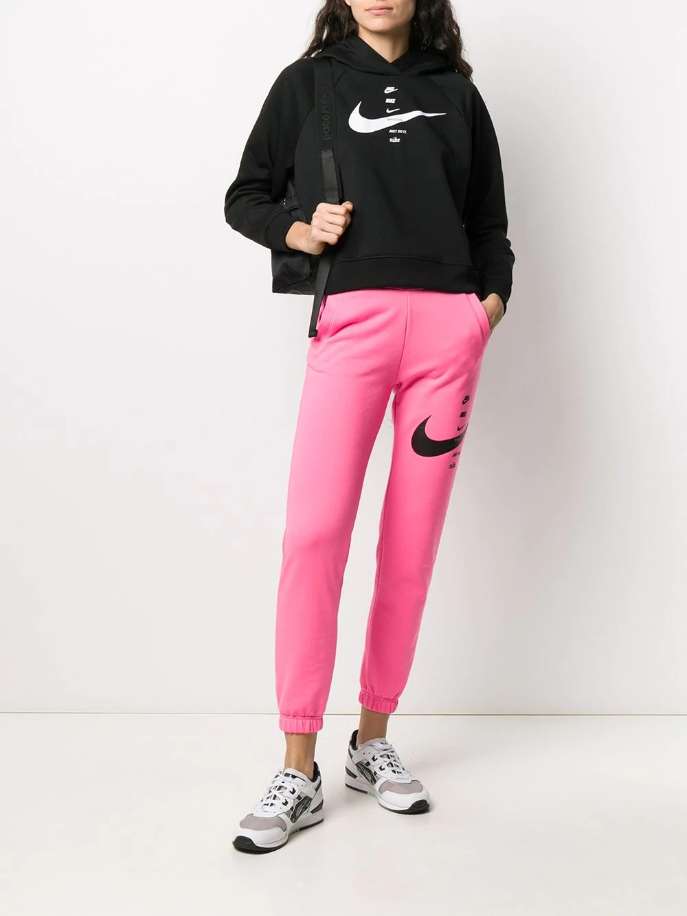 cropped logo sweatshirt - 2