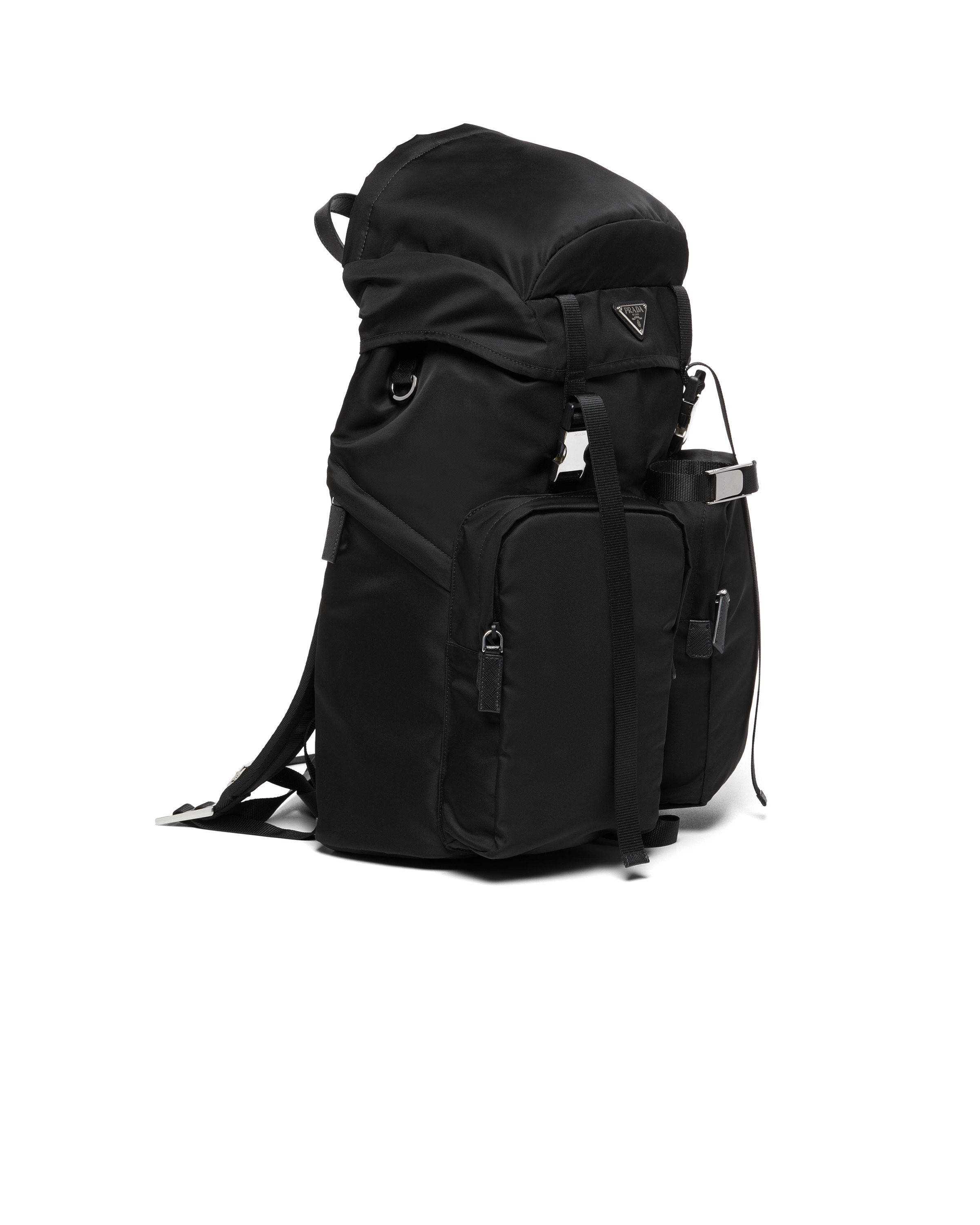 Prada Re-Nylon and Saffiano leather backpack