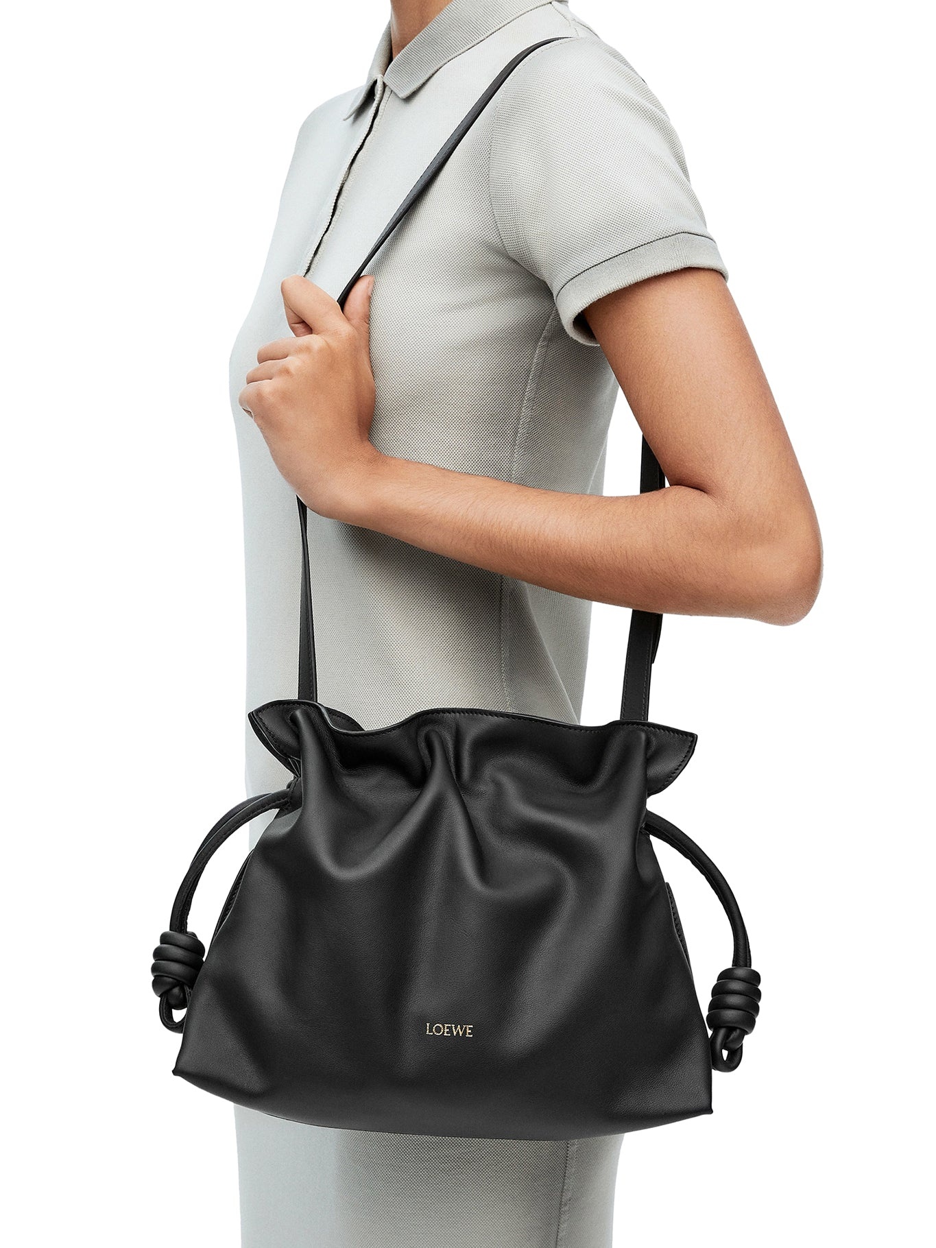 FLAMENCO CLUTCH MEDIUM BAG IN CALFSKIN - 2