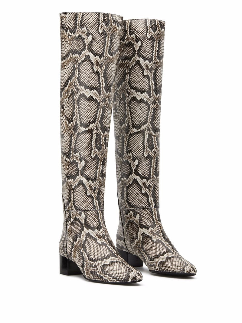 Giuseppe Zanotti Doreen snakeskin-effect boots outlook