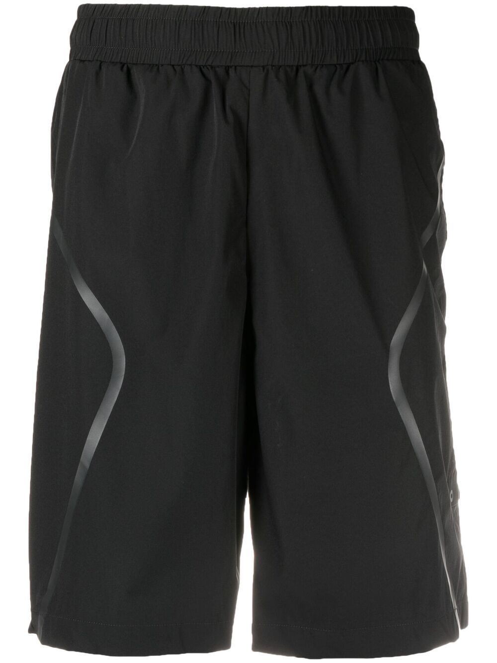 elasticated track shorts - 1