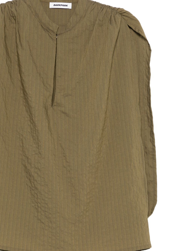 Tracy textured gathered blouse 3