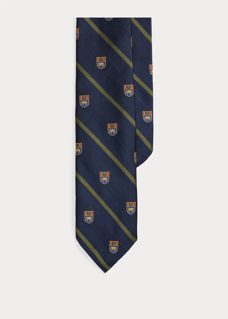 Striped Silk Club Tie 1