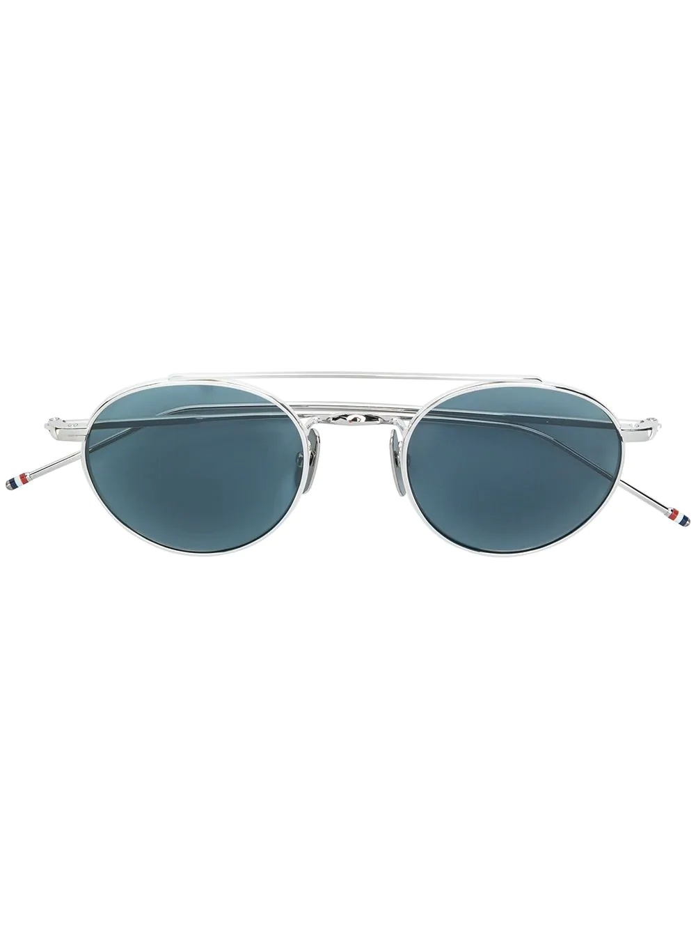 tinted round aviator sunglasses - 1