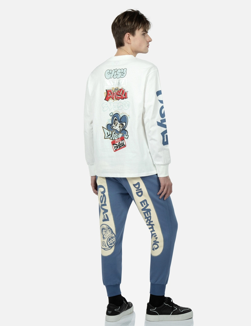 SPRAY-EFFECT DAICOCK PRINT SWEATPANTS 3