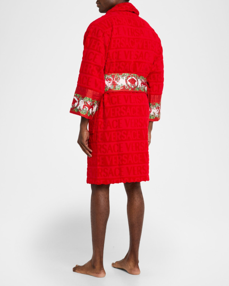 Men's I Heart Baroque Holiday Bathrobe 3