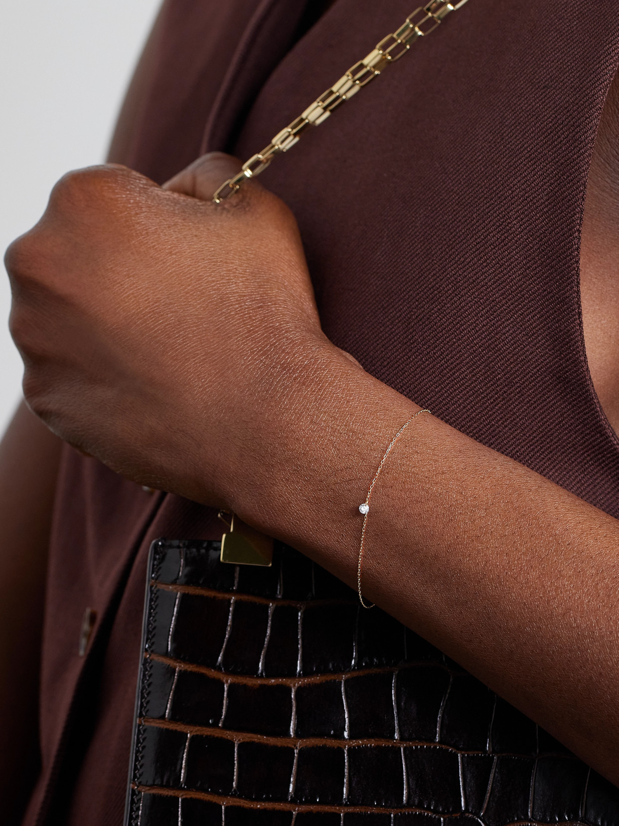 Danaé Gold Diamond Bracelet - 2
