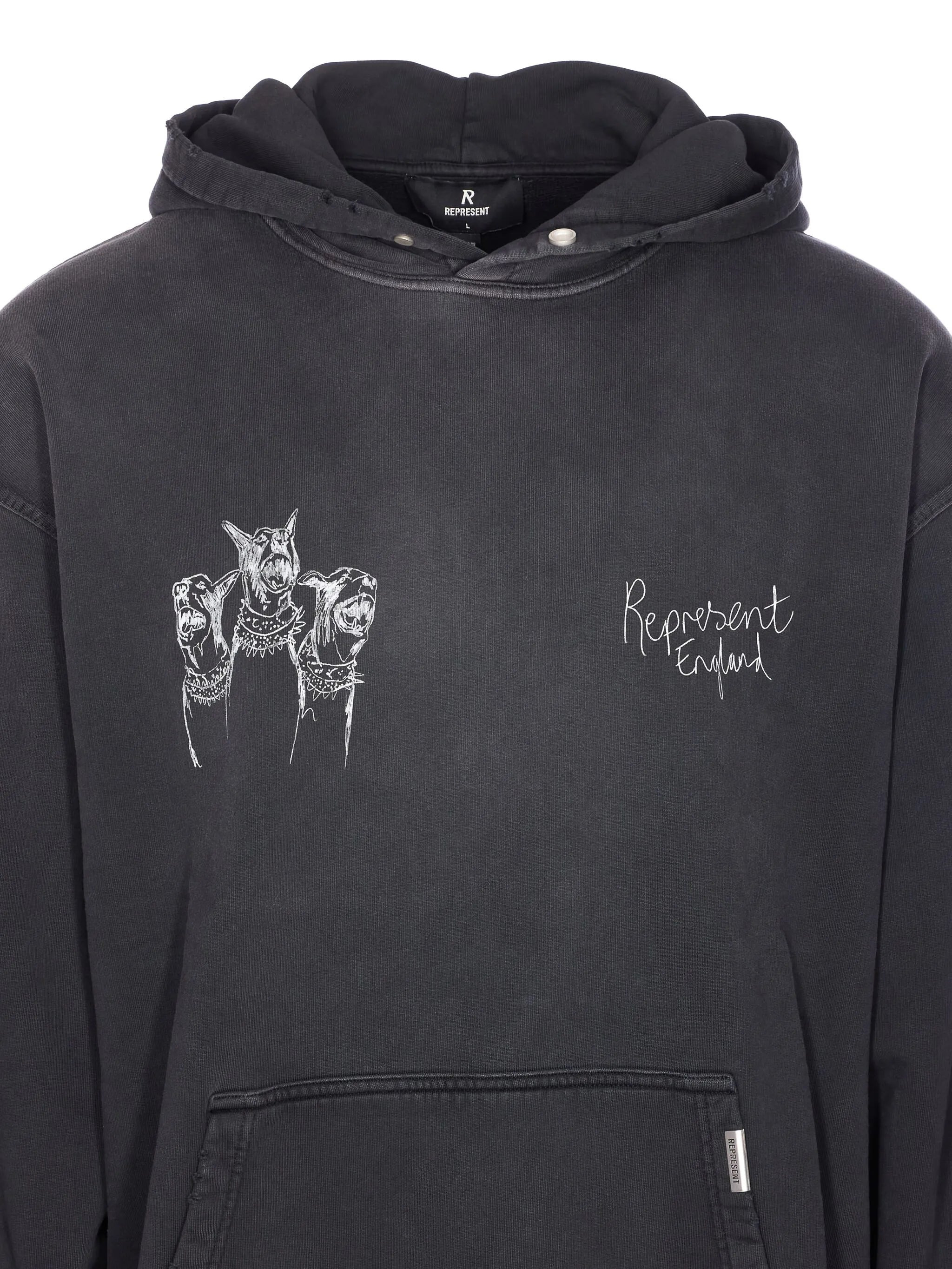 Represent Dog-print Hoodie - 3