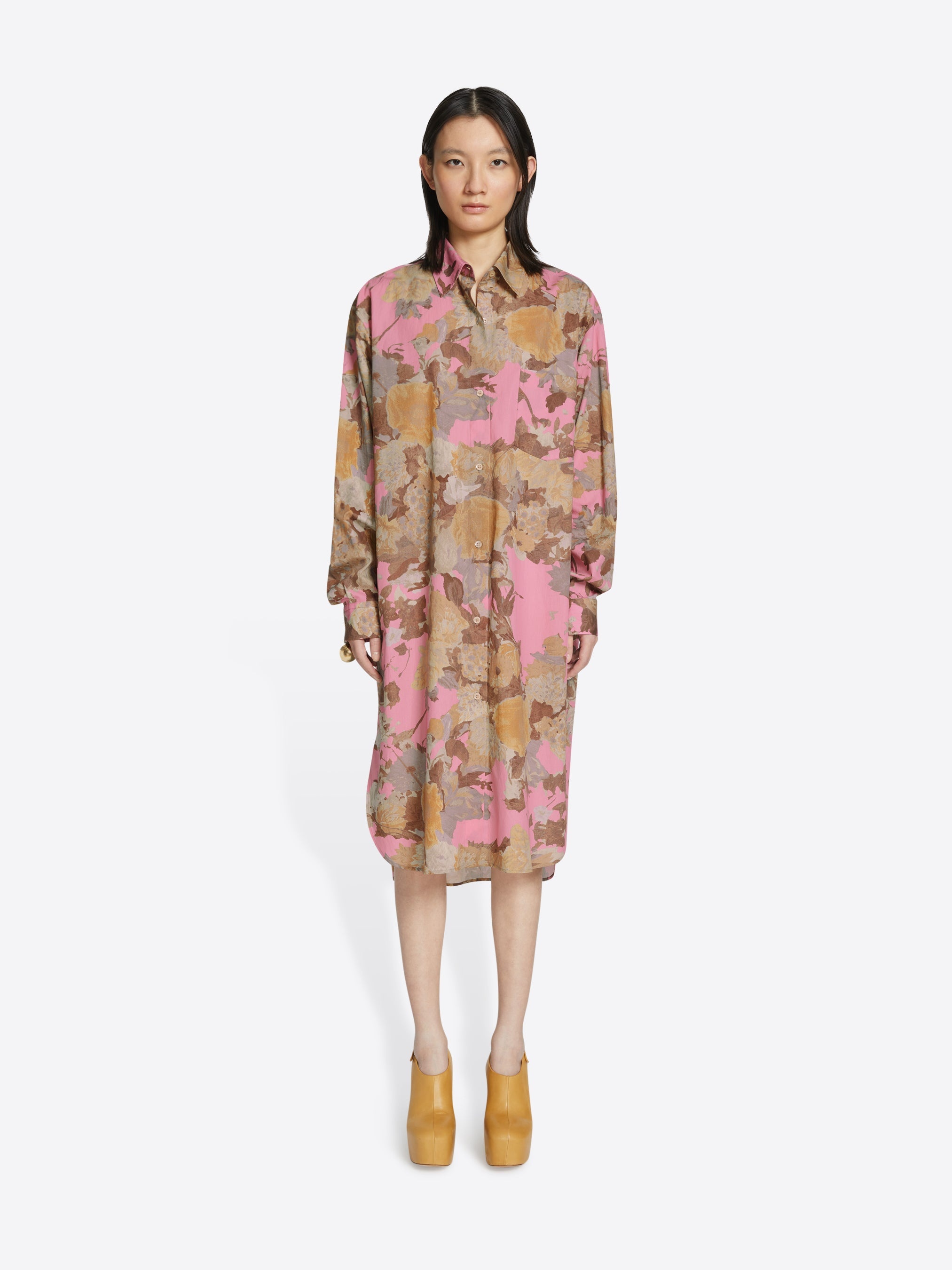 COTTON SHIRT DRESS - 1