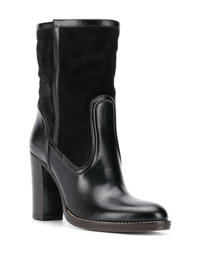 Chloé leather high heeled boots outlook