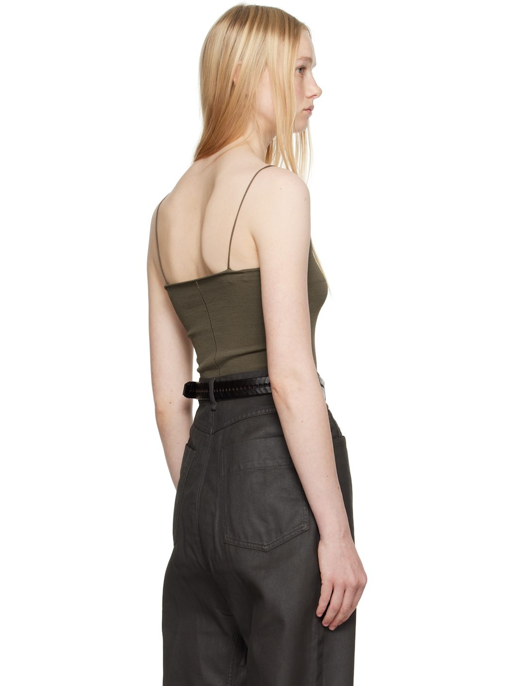 Khaki Straps Tank Top - 3