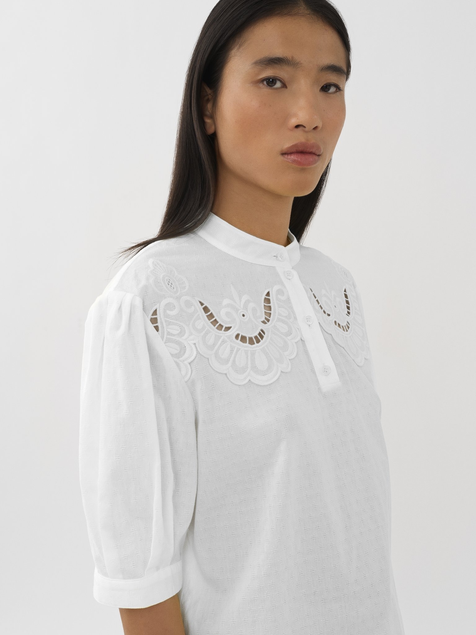 MAO COLLAR TOP - 5