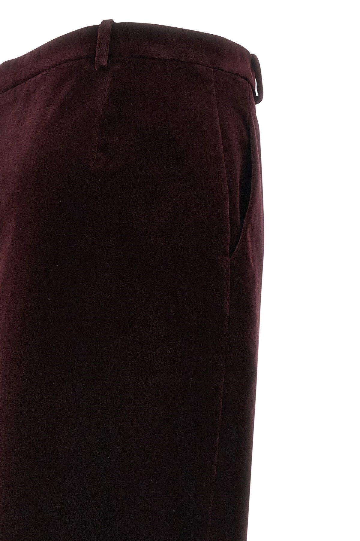 Saint Laurent Women Velvet Skirt - 4
