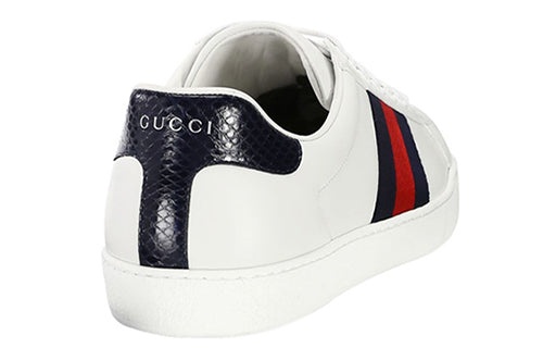 (WMNS) Gucci Ace 'White Blue Red' 387993-A38D0-9072 - 3