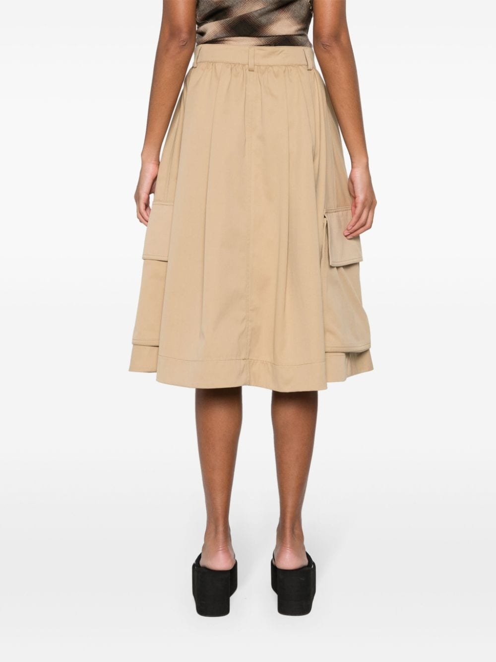 cotton cargo skirt - 4