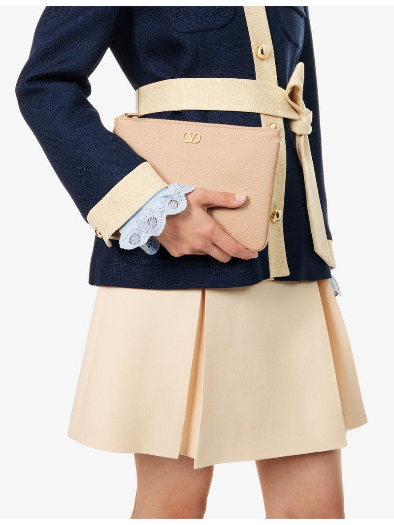 Valentino VLogo Signature Leather Pouch outlook