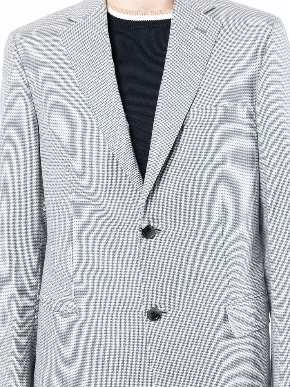 tailored patterned blazer - 5