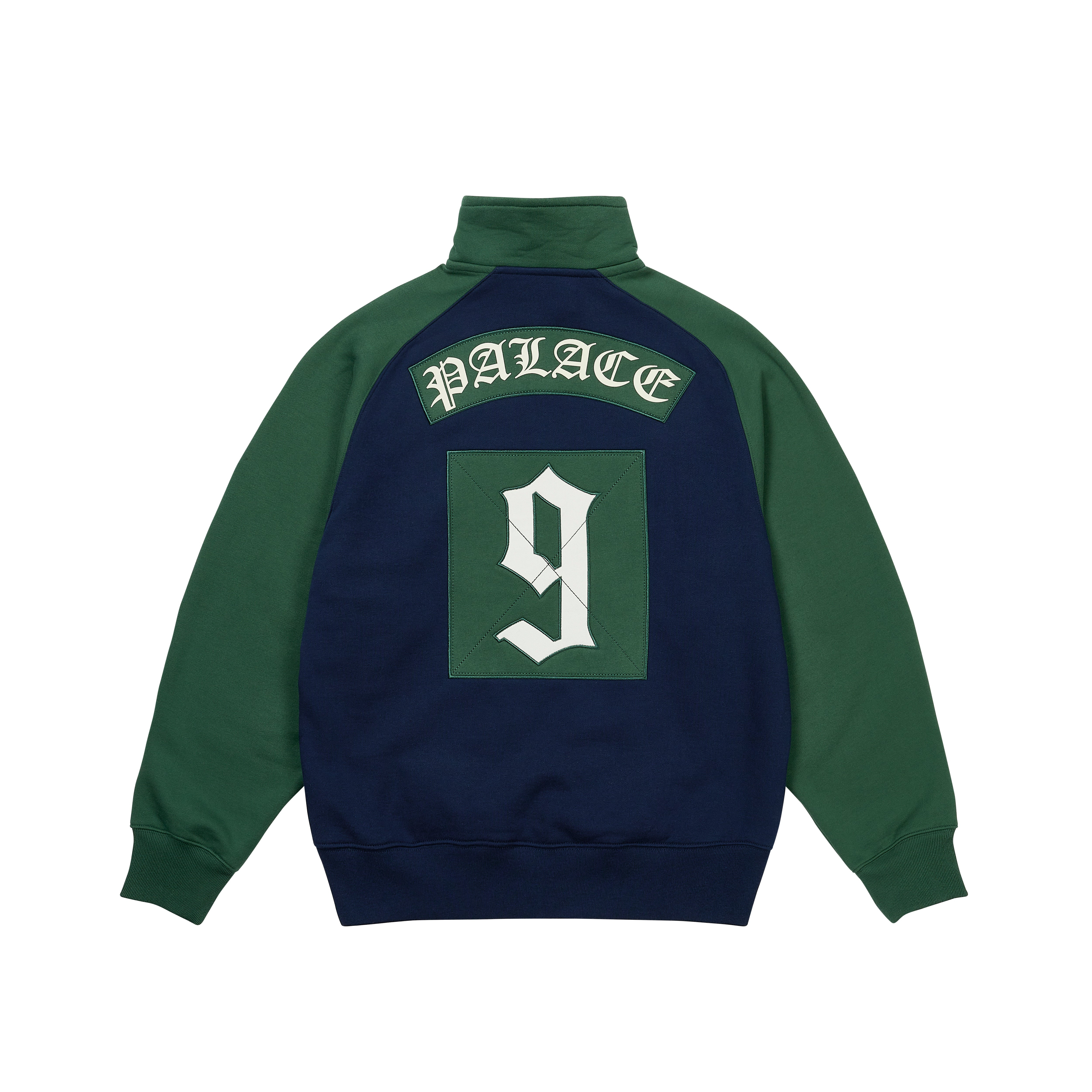CREST SWEAT NAVY / RACEY GREEN - 2