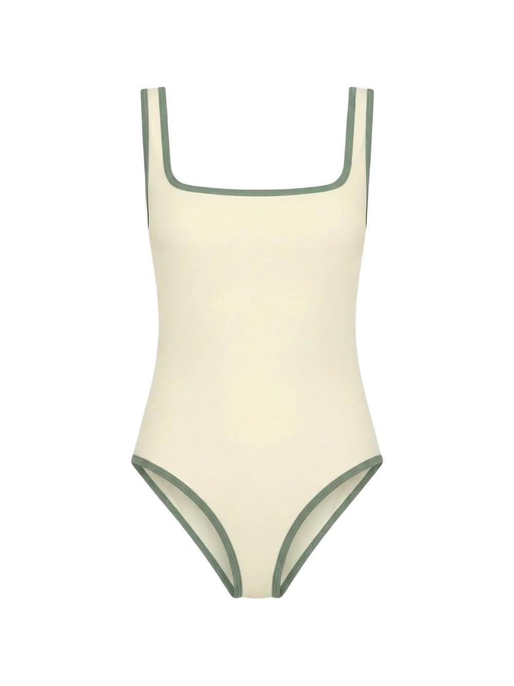 McKenna contrast-trim swimsuit - 1