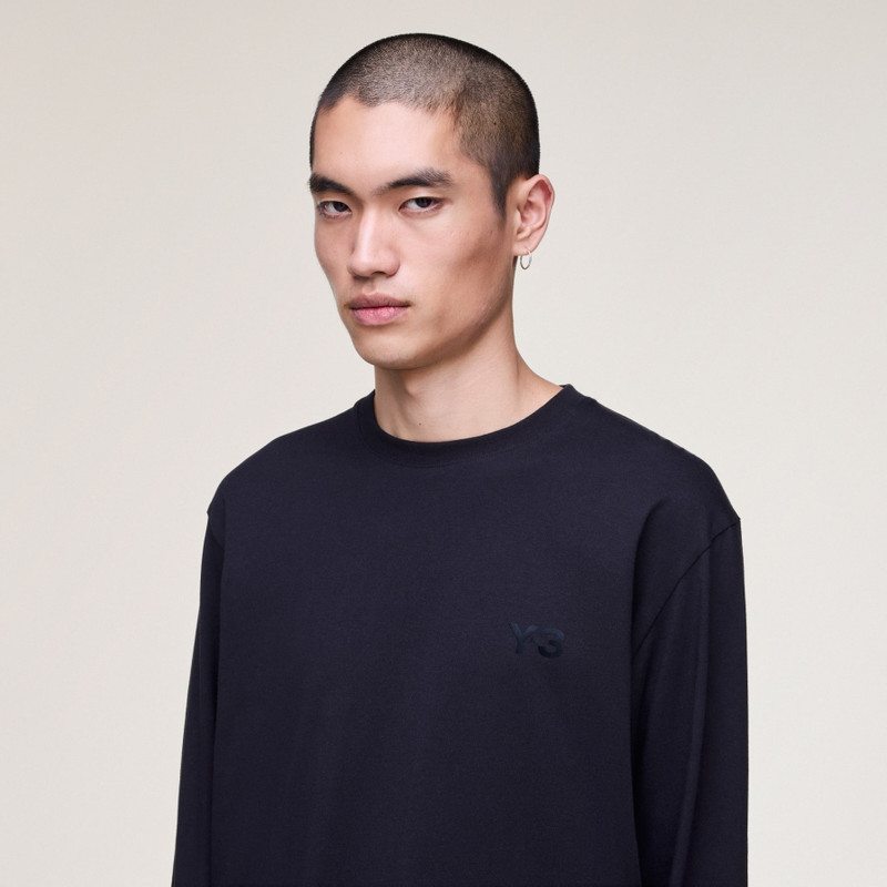 Y-3 LOGO LONG SLEEVE TEE 7