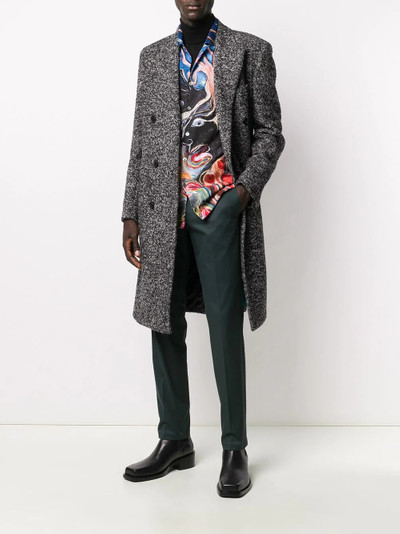 Paul Smith melange double-breasted coat outlook