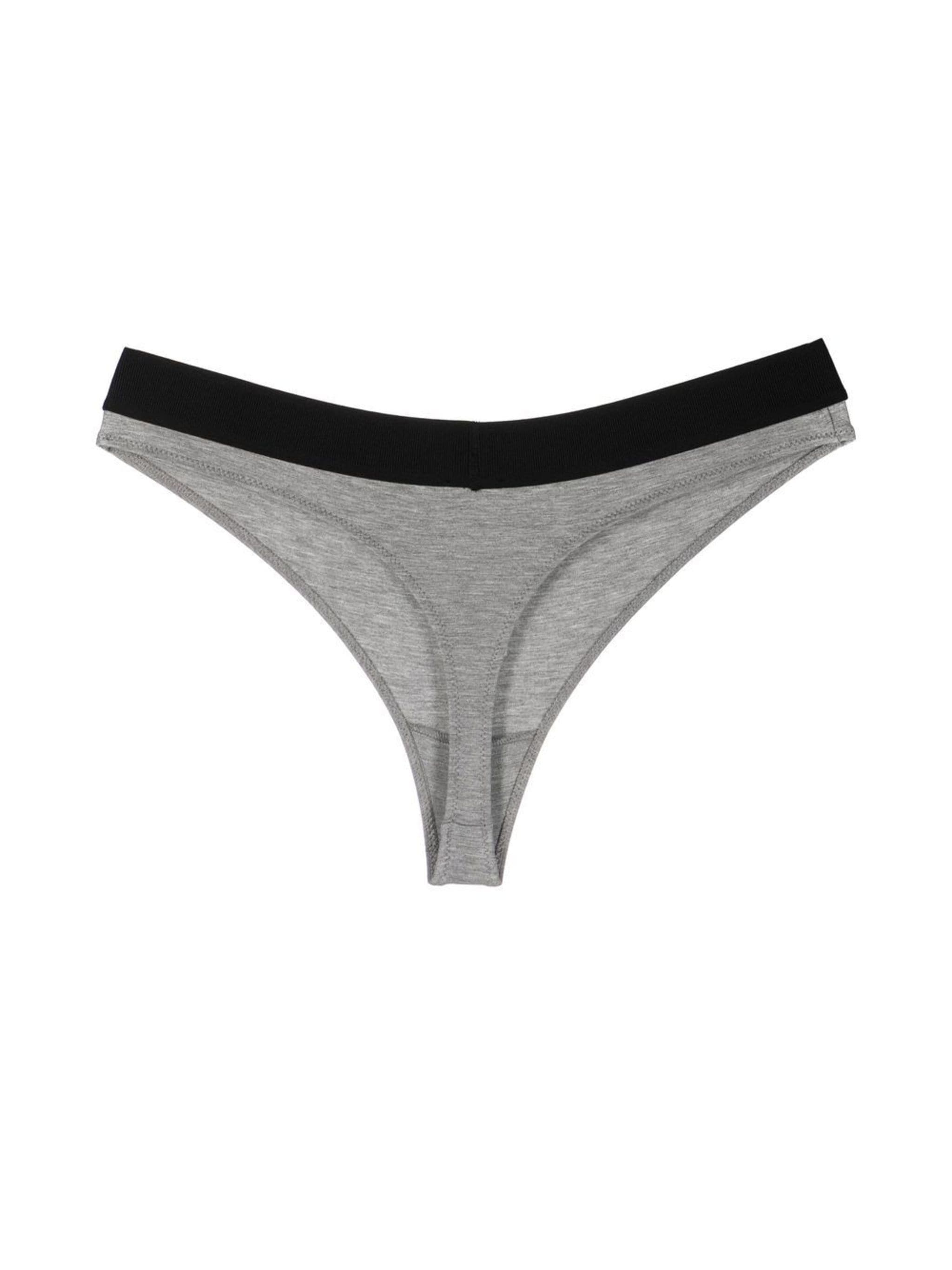 logo-waistband thong - 2