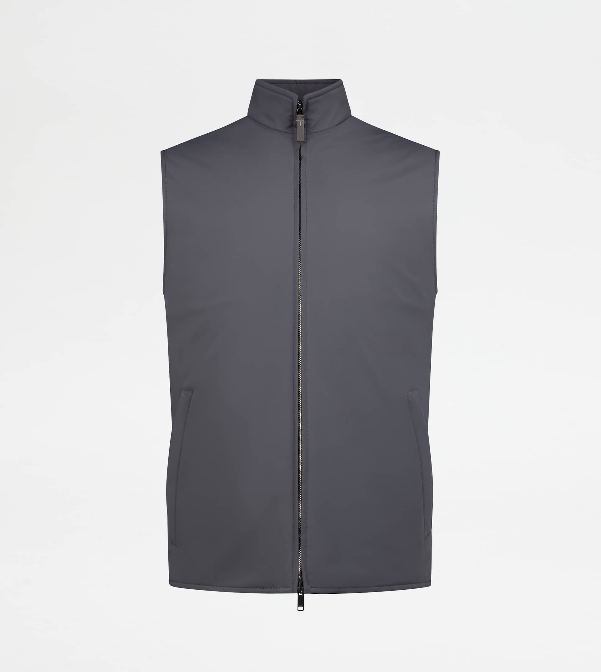 VEST IN TECHNICAL FABRIC - GREY - 1