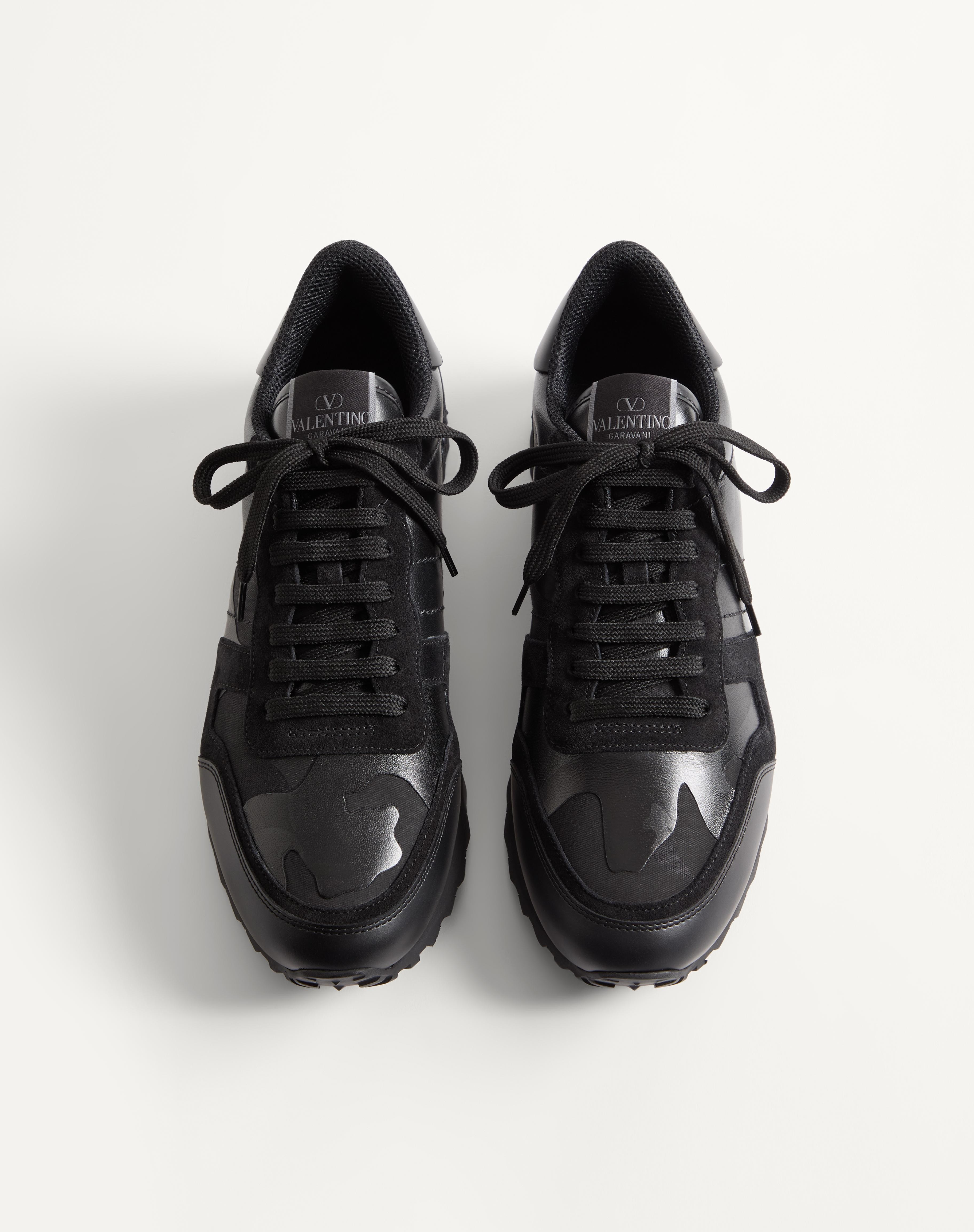 CAMOUFLAGE NOIR ROCKRUNNER SNEAKER - 5