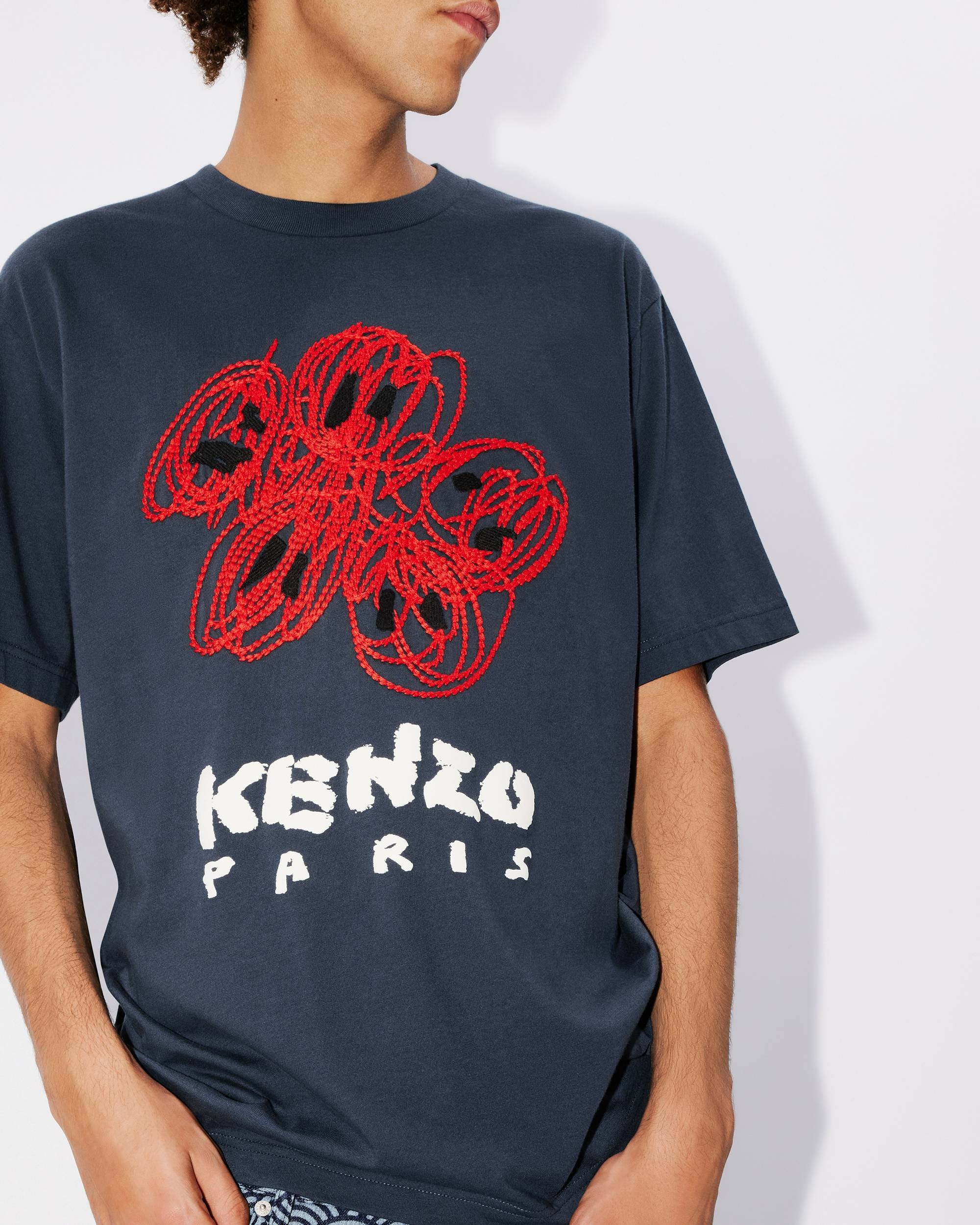 'KENZO Drawn Varsity' T-shirt - 4