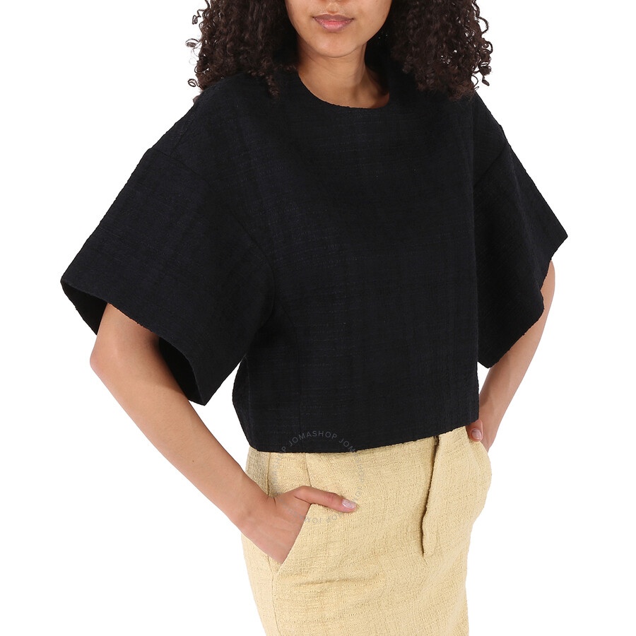 Gauchere Ladies Black Vlad Cropped Top - 4