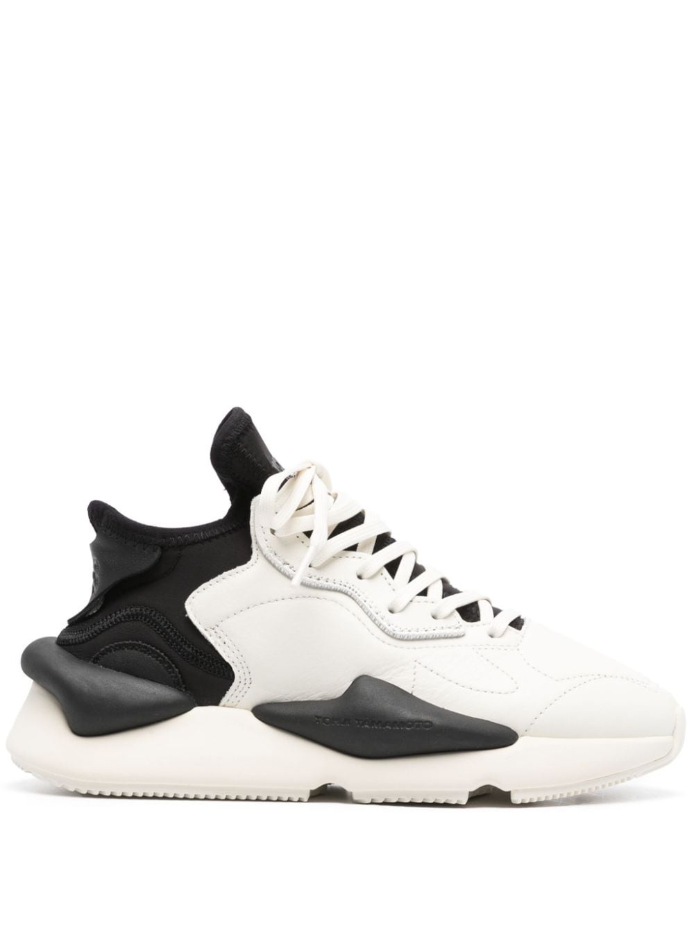 Kaiwa panelled leather sneakers - 2