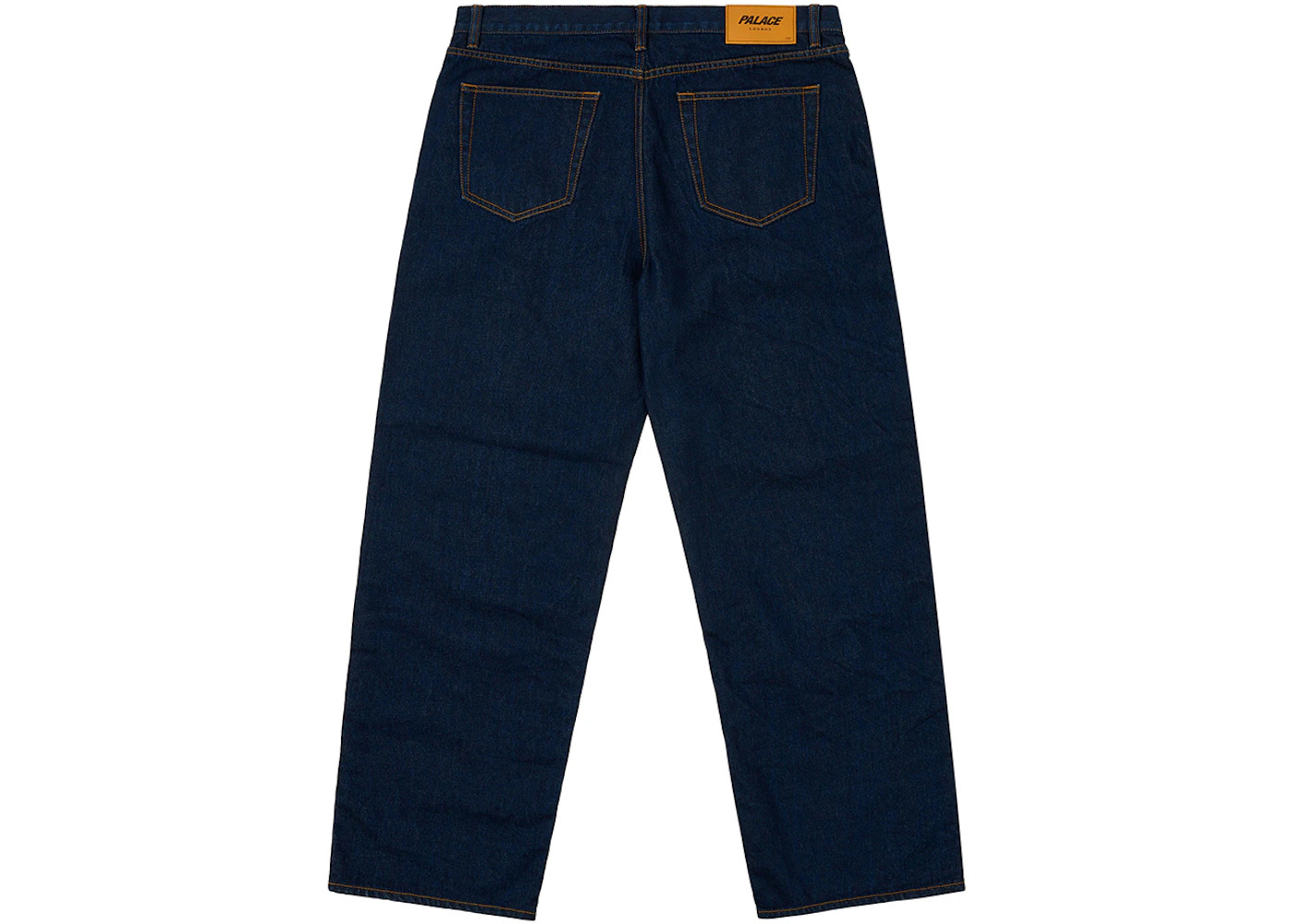 Palace P90 College Stress Baggy Jean Indigo Wash - 2