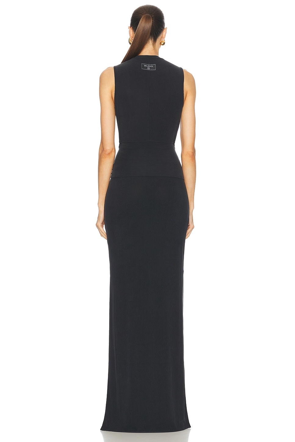 Knotted Cut Out Split Long Dress - 4