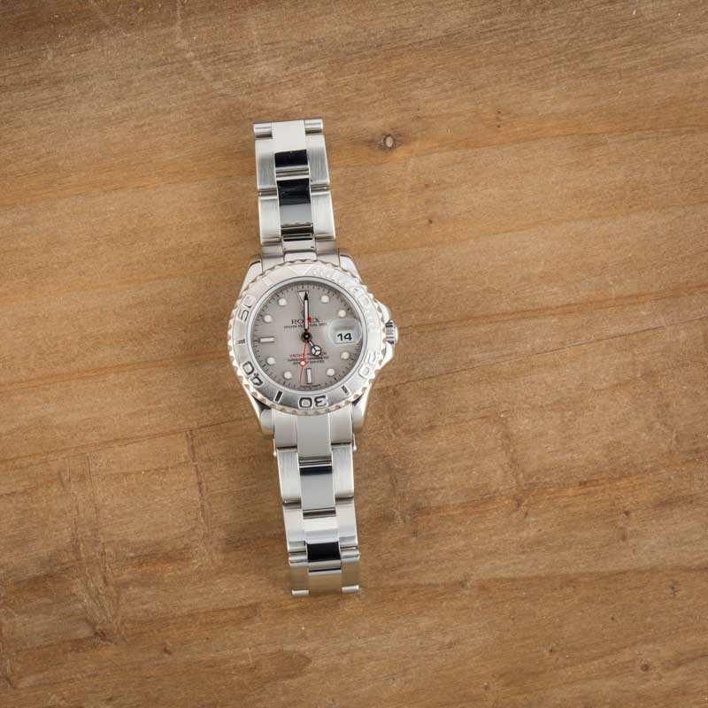 Rolex Yacht-Master Ref 169622 Platinum Dial & Bezel - 6