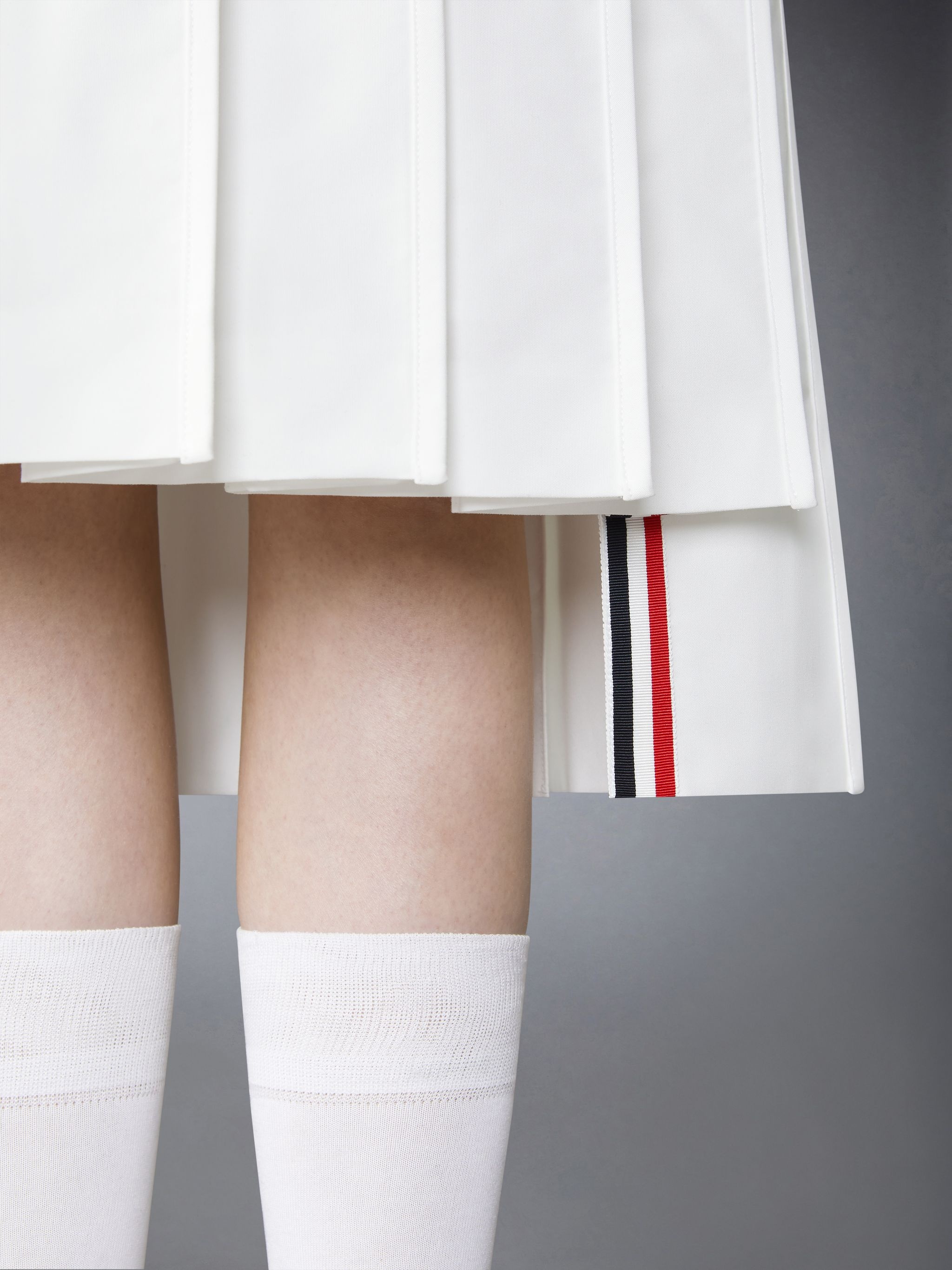 A-line pleated midi skirt - 5