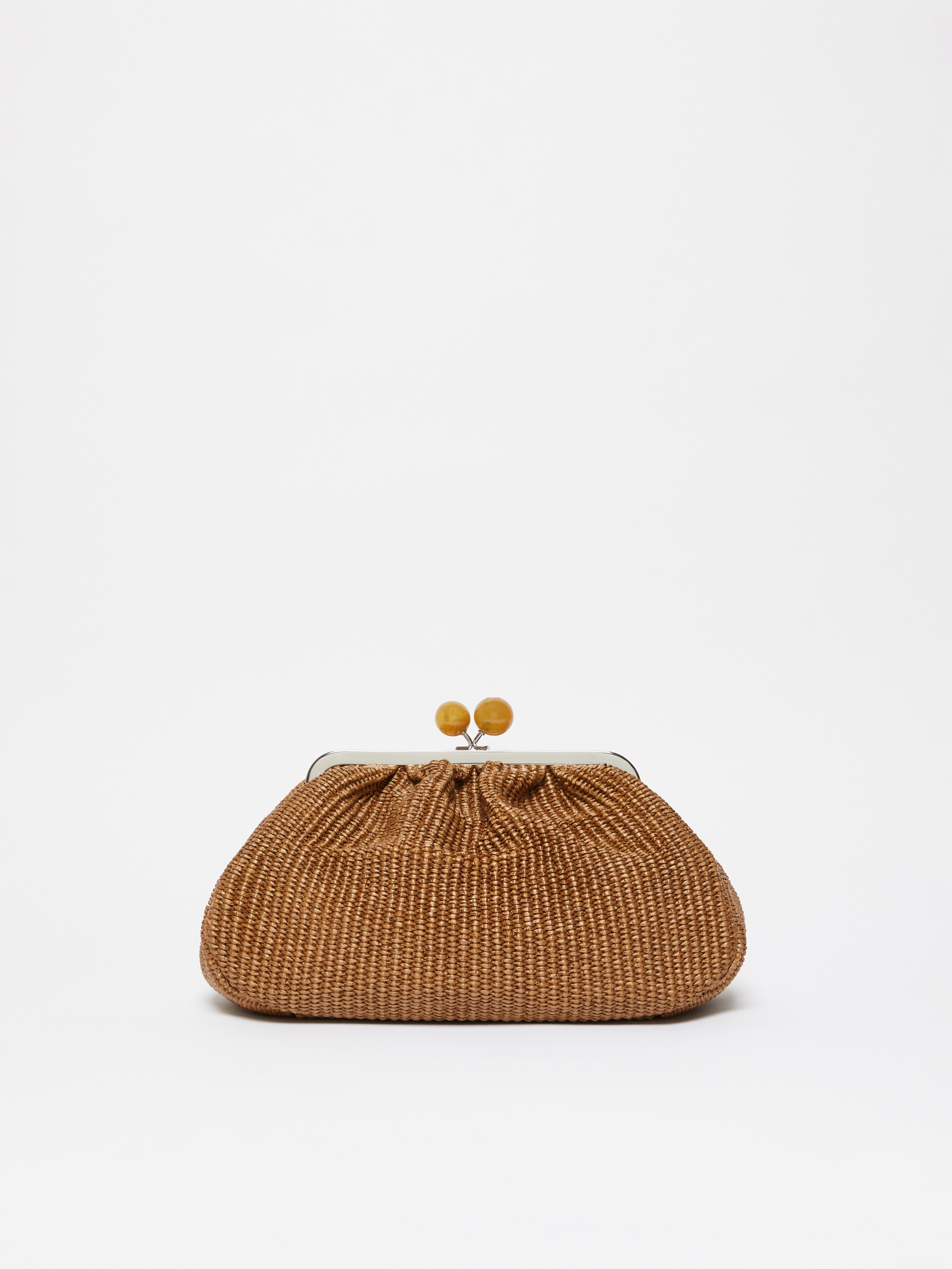 FORTUNA Medium raffia-effect Pasticcino bag - 3