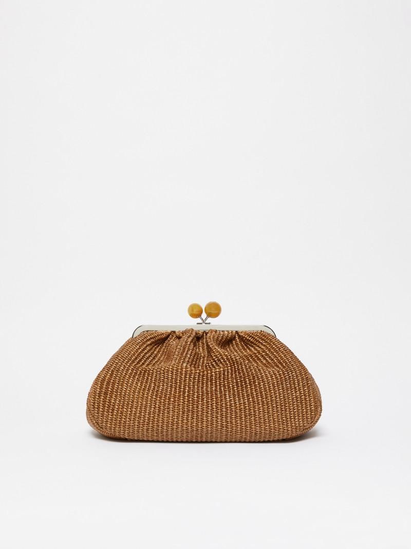 FORTUNA Medium raffia-effect Pasticcino bag 3